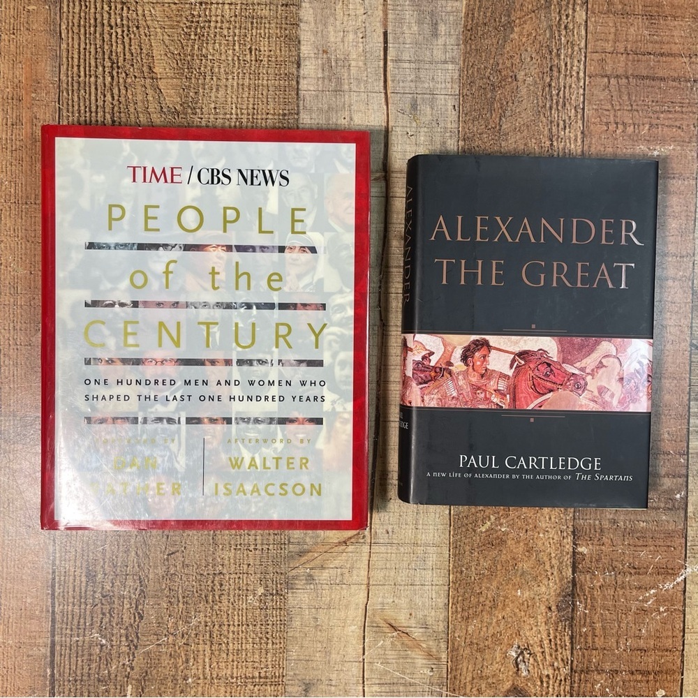 Time/CBS News People of the Century Coffee Table Book Alexander The Great Bundle